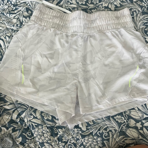 Asics Women's White Athletic Shorts - Picture 1 of 3